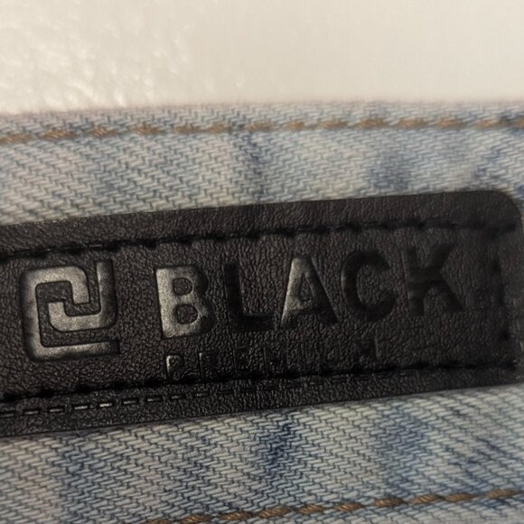 CJ Black Premium Jeans Slim Distressed Men's Size 34x32 Acid Wash - Picture 4 of 16